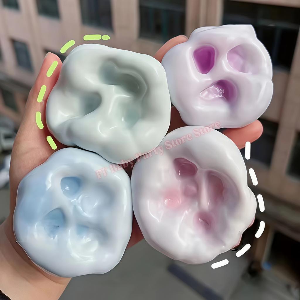 Squishy Fluido Pelle di Ghiaccio Palla di Gelatina Giocattolo da Spremere Bambini Adulti Morbido Pizzicare Pop Giocattoli Fidget Regalo per Festa Giochi di Intrattenimento Regalo di Compleanno