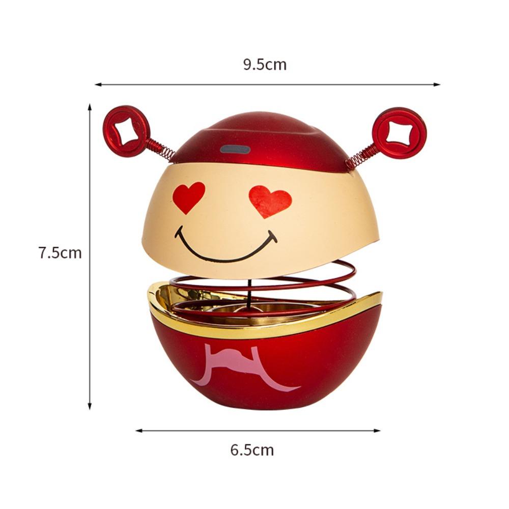 Fun Auto Interior Accessory Car Bell Desktop Ornament a Sense of Ritual Nodding Head Ornament  Gift