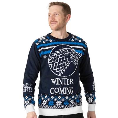 Unisex Adult Stark Knitted Christmas Jumper