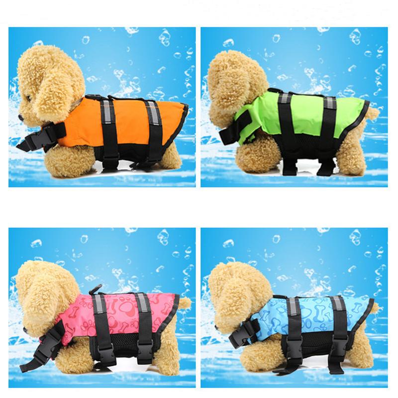 Pet Dog Life Vest Summer Reflective Life Jacket Dog Safety Clothes Summer of Swimming Suit for Outing of Pet Dog Life Vest