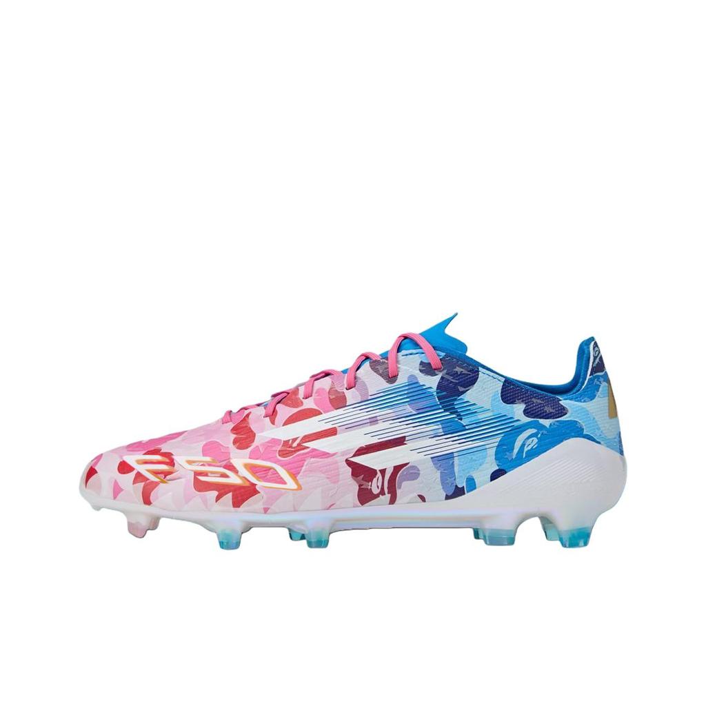 Adidas BAPE X Adizero F50 Elite FG Pink Men Sneakers JS0573