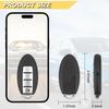 Key Fob for 07-12 Nissan Altima/ 09-14 Maxima / 09-12 Infiniti FX35/ 08-13 G37/ 09-13 FX50/ 14-16 Q60 QX70/ 11-12 G25/ 07-08 G35, KR55WK48903, 2Pcs