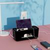Desktop Data Cable Storage Box Socket Data Cable Storage Rack Wire Sorting Box Household Storage Boxes Bins Organization