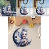 Whimsical Acrylic Green Fairy Car Accessory Cheerful Cartoon Theme For Vehicle Decor