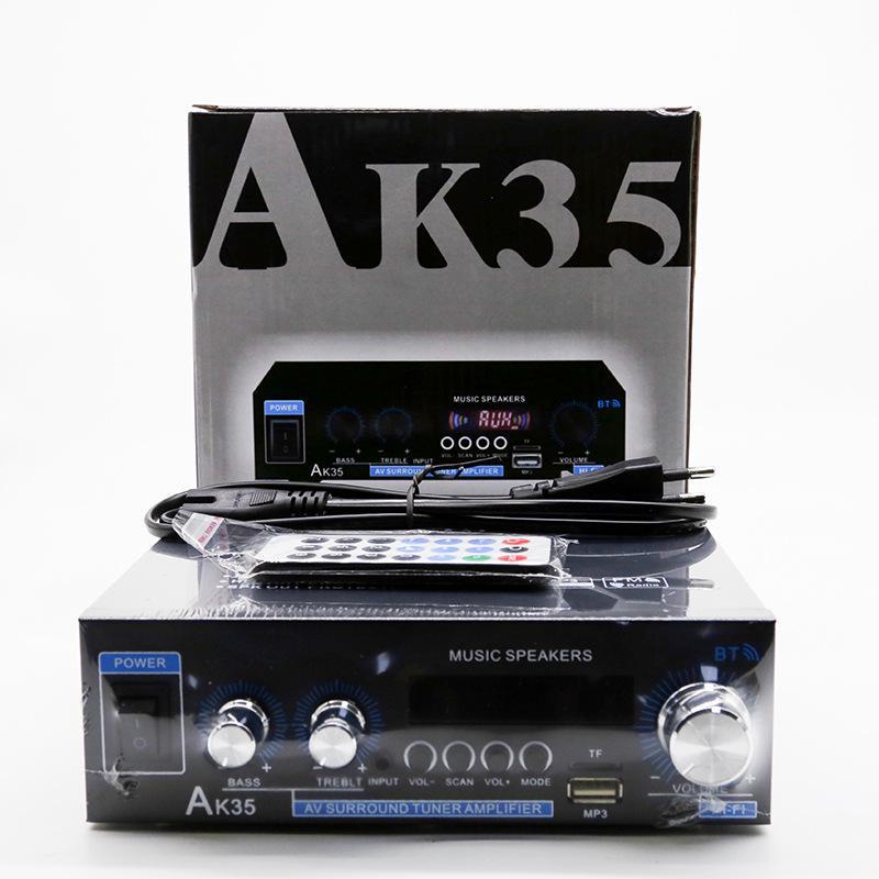

Двухканальный усилитель мощности Bluetooth AK-35 с USB UK 3-pin plug - 220V