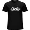 Auto Moto Arai Casual Round Neck T Shirt Black