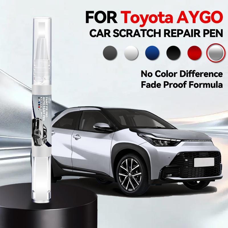 Car Paint Touch Up Pen For Toyota AYGO Paint Repair Pen Touch Up Scratch Remover DIY Auto Accessories Black White Silver Gray