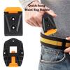 1/2Pcs Durable High Quality Sturdy ABS Waist Buckle Quick Attach Compatible Waist Bag Clip Replacement Tool Belt