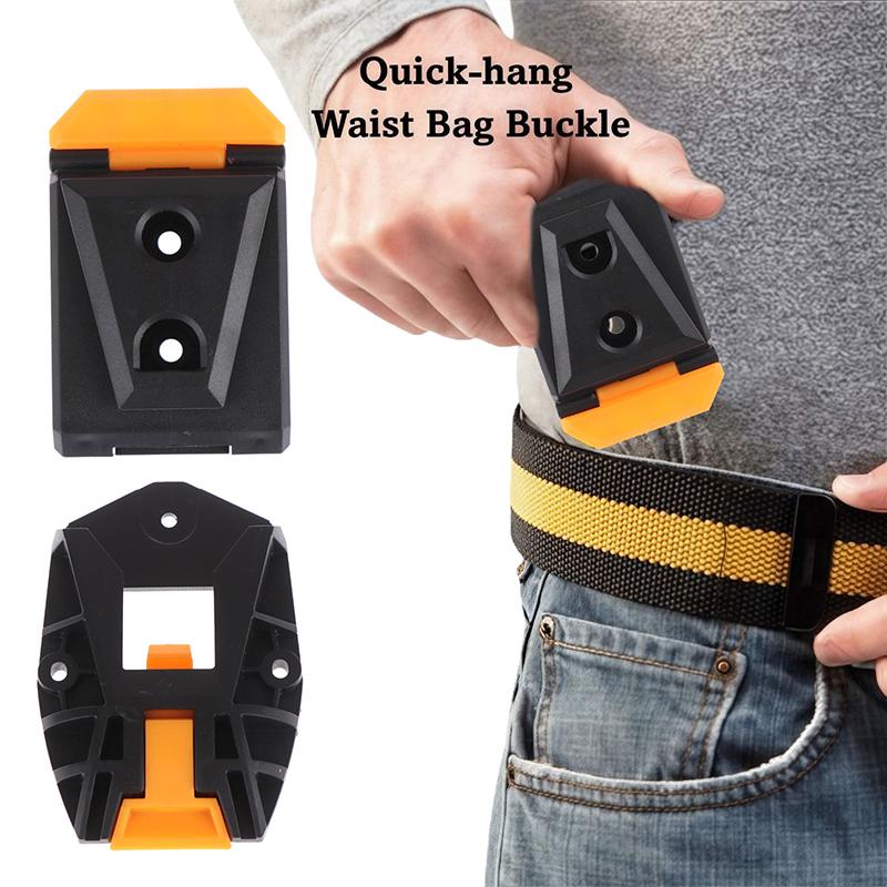 1/2Pcs Durable High Quality Sturdy ABS Waist Buckle Quick Attach Compatible Waist Bag Clip Replacement Tool Belt