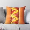Funny Hot Dog Square Pillowcase Polyester Linen Velvet Printed Zip Decorative Throw Pillow Case Sofa Cushion Cover
