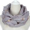 Women Fashion Cat Foil Printed Scarf Wrap Silk Shawl Travel Scarves