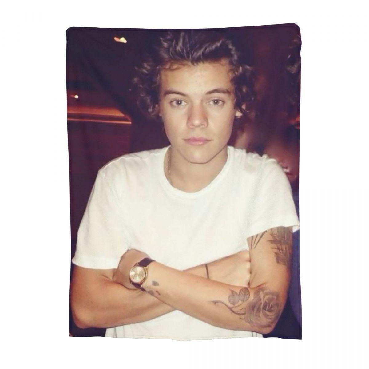Плед Harry Styles и Niall Horan Эпоха Frat Boy Фланелевый Плед-Покрывало для Дивана Многофункциональный для Дома Спальни Покрывала Постельное Белье 30x40in