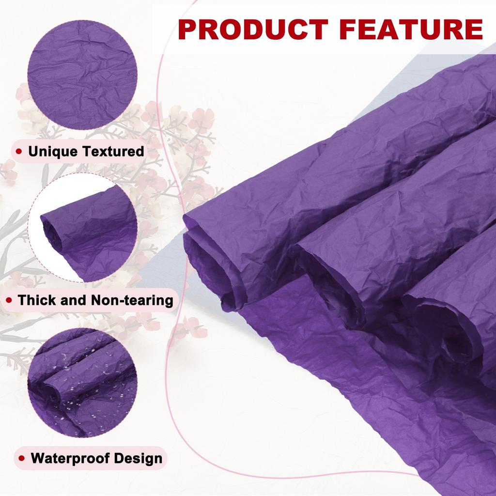 5pcs Flower Wrapping Paper Waterproof Bouquet Wrapping Paper Gift Wrapping Paper Birthday Wedding Ceremonies Paper Sheet