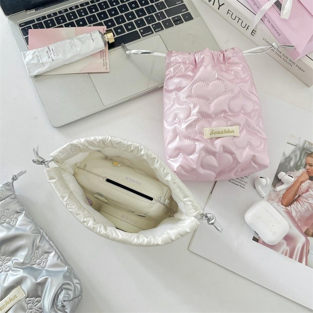 Anti-fall Drawstring Camera Bag Anti-scratch Protective Case Portable Small Lipstick Bag