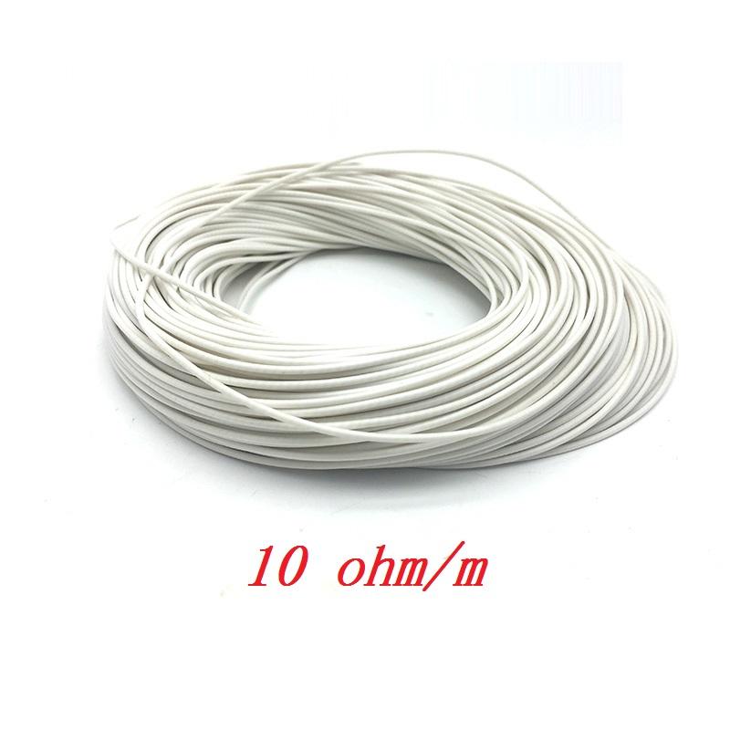 Pfeife Haus PTFE 1/2/3/6/12/24K Heizkabel, Kohlefas Produktbild-Vorschau 2