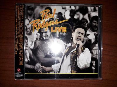 CD PAUL RODGERS - Live EDCP25017 EDOYA 1996 Japan Rock Used