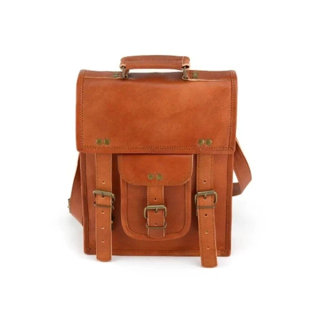 Neue handgefertigte Herren Leder Vintage Laptop Messenger Aktentasche Umhängetasche