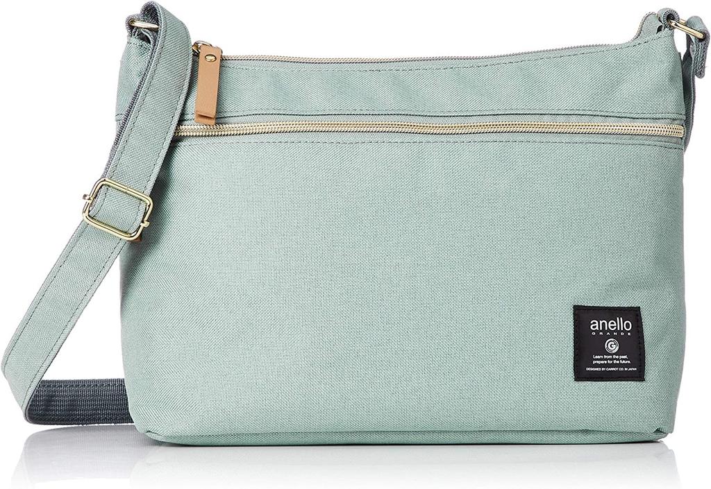 Anello Grande Mini Shoulder Bag, Classic Heather Polyester, CLP GTC3362Z, Mint Green