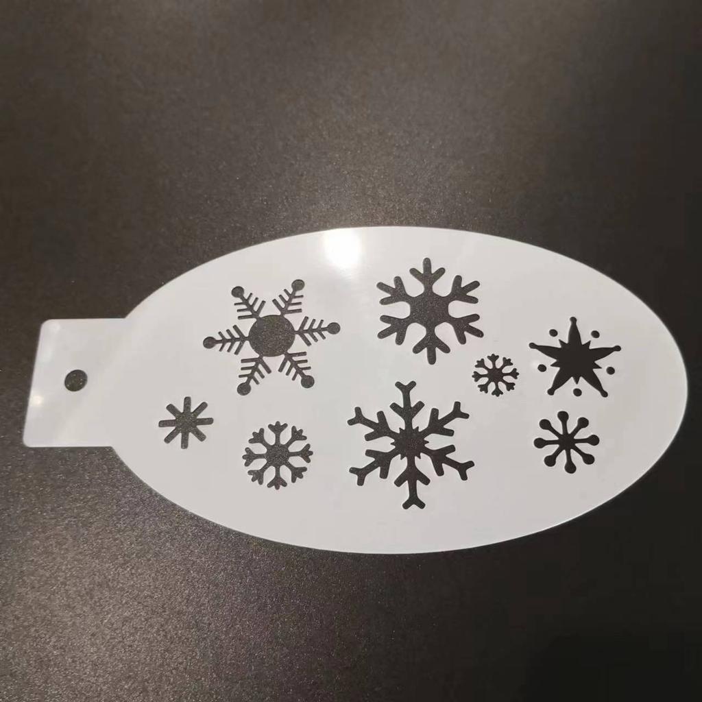 New Face Painting Stencils Templates Professional Body Art Dolphin Deer Butterfly Plastic Makeup Tools