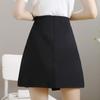 Wiosenna damska spódnica biurowa damska spódnica trapezowa z wysokim stanem letnia damska w stylu Vintage Casual krata Mini krótkie spódniczki