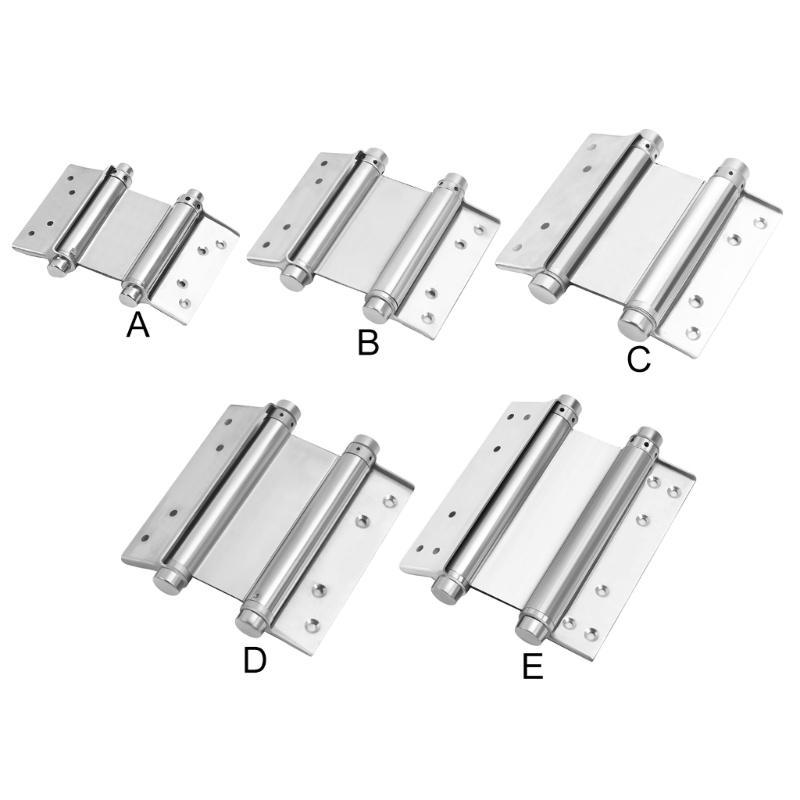 Sturdy Stainless Steel Double Spring Hinges Ensures Quiet and Opening Designs for Indoor and Outdoor Applications