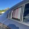Pre Dodge Charger 2011-2021 Zadné bočné okenné lamely ABS plast 1 pár Auto tienidlo proti slnku Ochrana proti dažďu Jednoduchá montáž