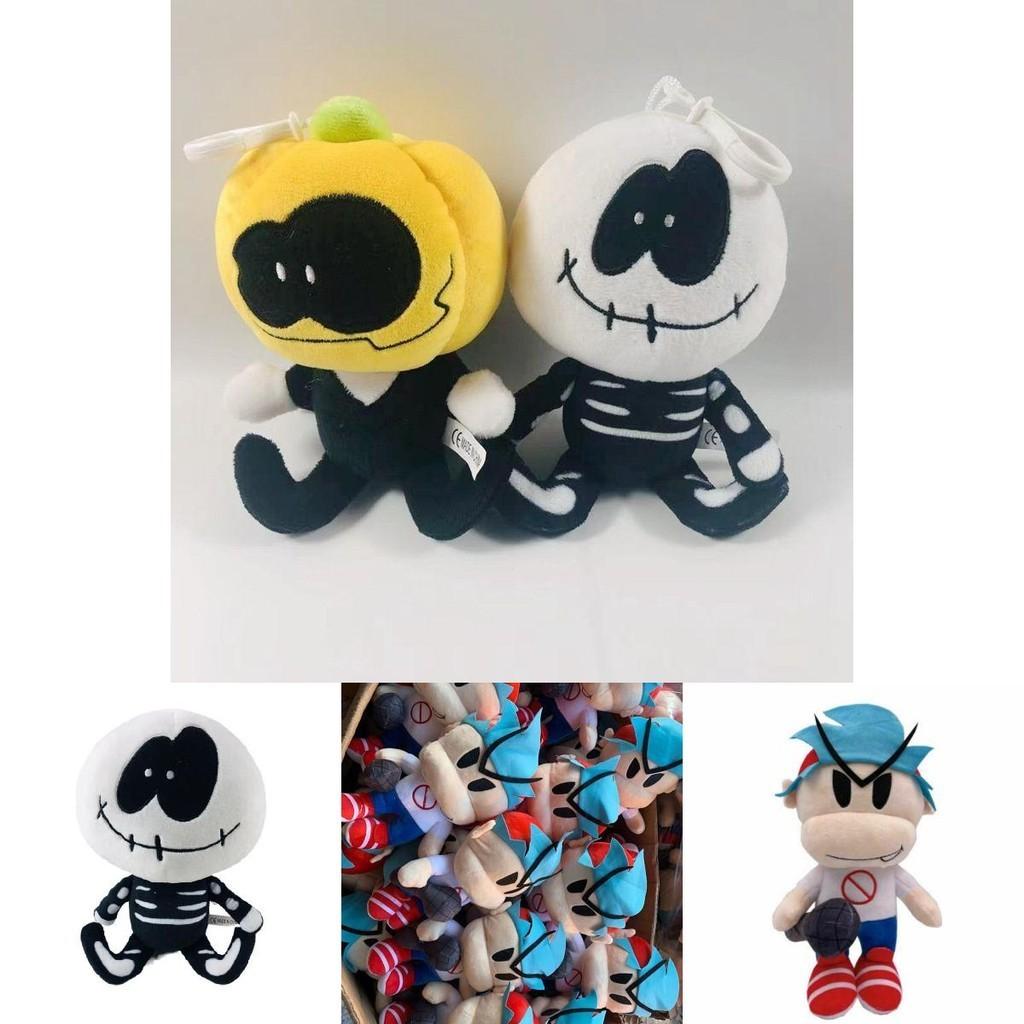 Friday Night Funkin Plush Toy Adorably Soft Fnf Whitty And Boyfriend Lemon Demon Doll For Kids