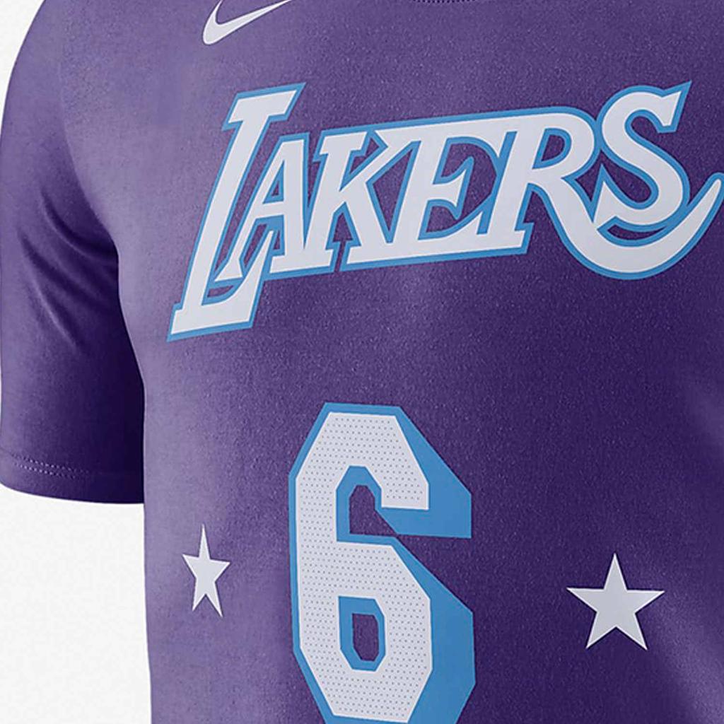 Nike City Edition Alphanumeric Casual Short Sleeve T-Shirt Men Tops Court-Purple DA7385-551