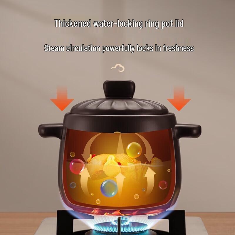 SUPOR 6L Ceramic Deep Soup Stew Pot