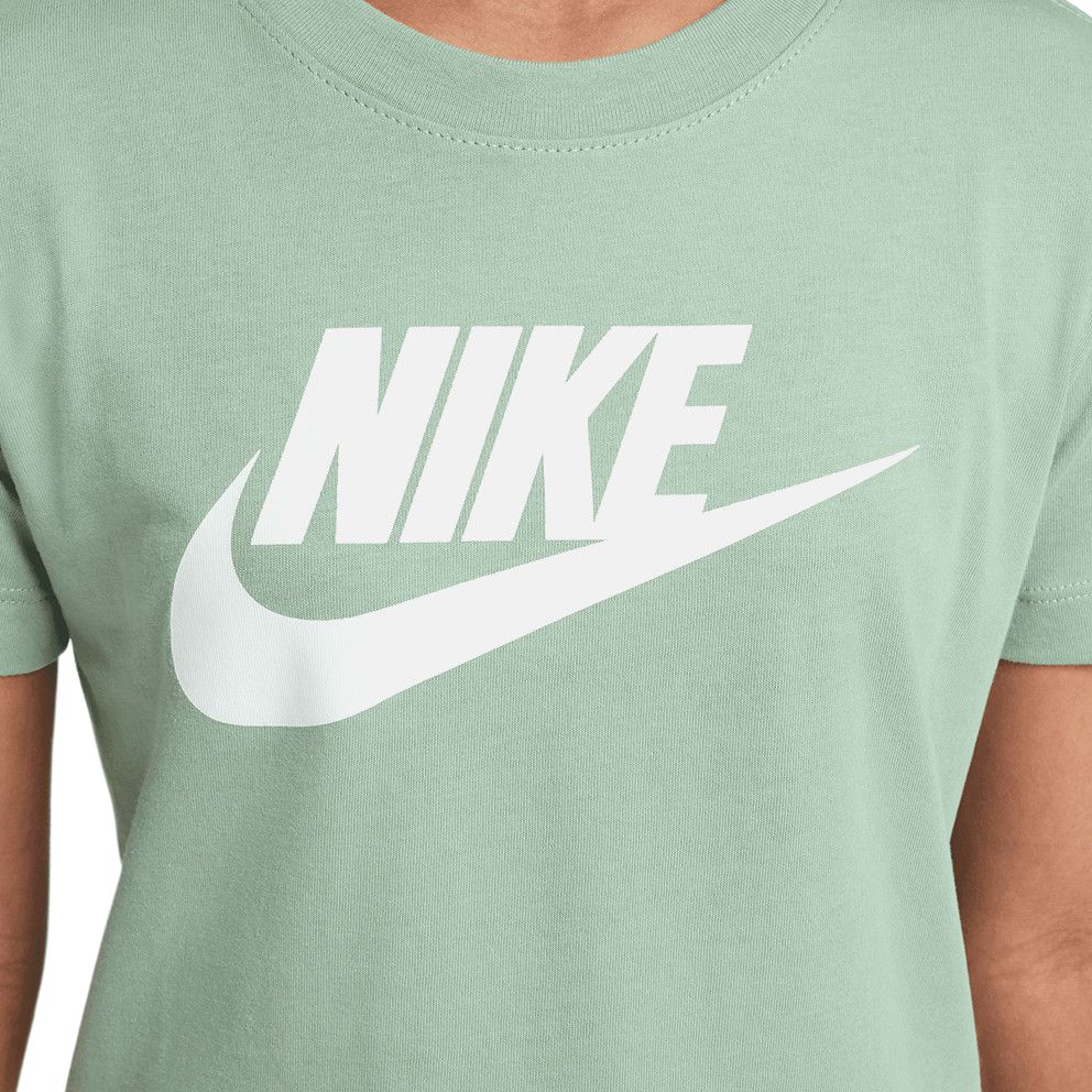 New Nike Sportswear T Shirt Green Kids' FZ5178-037