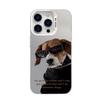 Funny Sunglasses Cat Dog Couples Phone Case for IPhone 16 15 14 13 Pro Max Soft Covers for 12 11 PRO MAX X XS 8Plus Clear Fundas