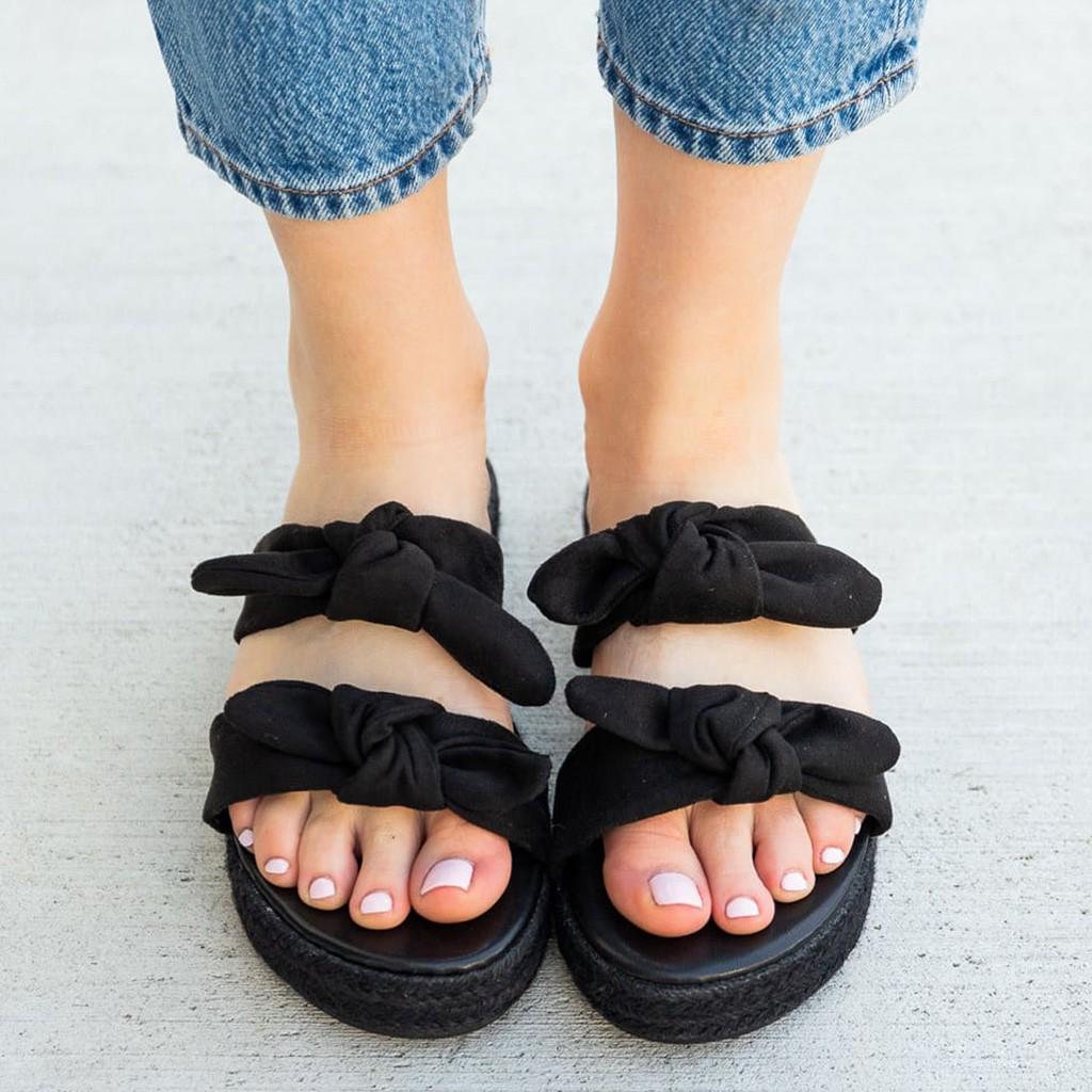 Zapatos de tejido de sandalias de jardín de noche de verano para mujer  comprar a buen precio — entrega gratuita, reseñas reales con fotos — Joom