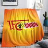 Union Berlin FC Printed Flannel Blanket, Soft Throw for Bedroom Sofa, Washable,soccer Fan Merchandise, Great Gift.