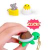 Animal Rabbit Button Cute Cat Claw 3d Printing Decompression Test Axis Device Decompression Keychain Pendant Creative Relief Toy