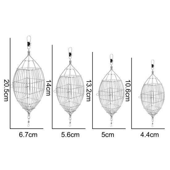 Edelstahldraht Köderwerfer Falle Käfig Karpfenangeln Feeder Tackle Tool