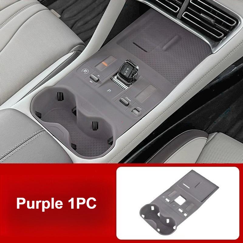 

Car Central Control Silicone Pad Anti-slip Protective Scratch Wear resistant Interior For Byd Song Plus Sealion 06 Dmi EV 2025 фіолетовий
