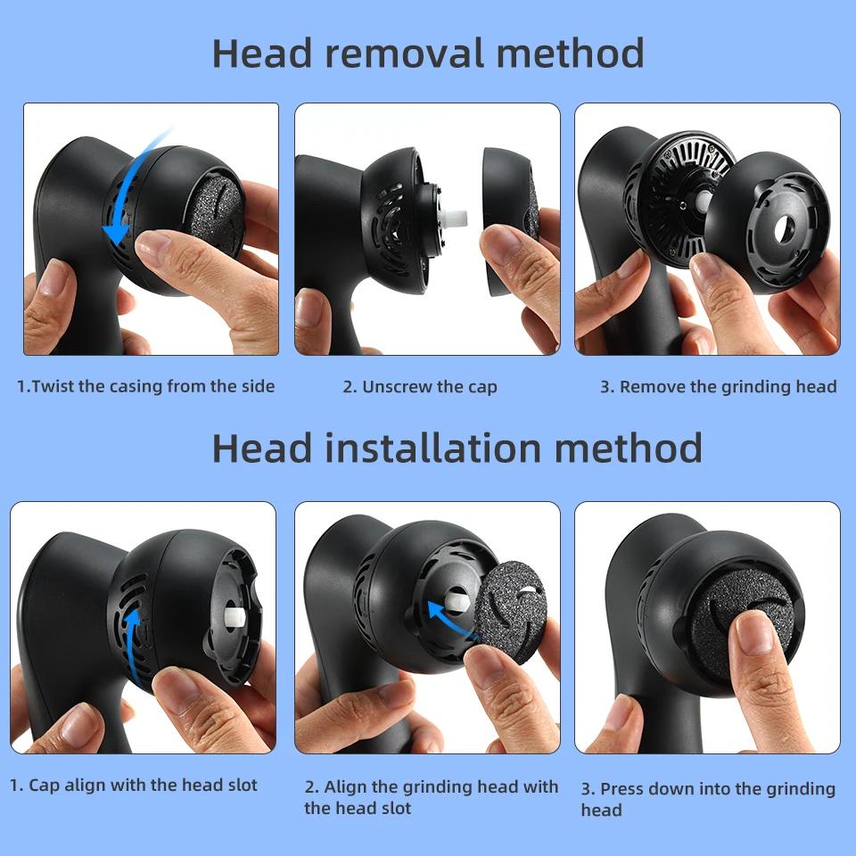 Pedicure Machine Callus Remover Pedicure Tools Professional Foot Dead Skin Remover Foot Grinder Electric Foot Grinder Elec