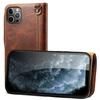 Echte Leder Flip Hülle für IPhone 18 17 16 15 14 Pro Max Luxus Hülle Retro Geldbörse Buch Hülle IPhone16 Plus IPhone17 Air