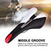 PU Lther   Cycling St Cushion Saddle For Mountain Road Bike(Red & Black)