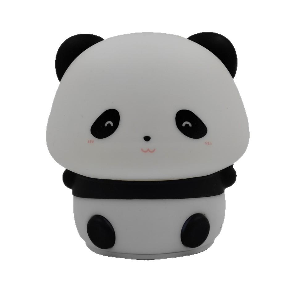 Panda HuaHua Silicone Night Light: Cozy Bedside Lamp & Sleep Companion