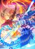 Blue Thunder Gunvolt Chain Ring Limited Edition Switch Setting Material Soundtrack CD Acrylic Key Chain A4 Clear File - ([Bonus] Full-color