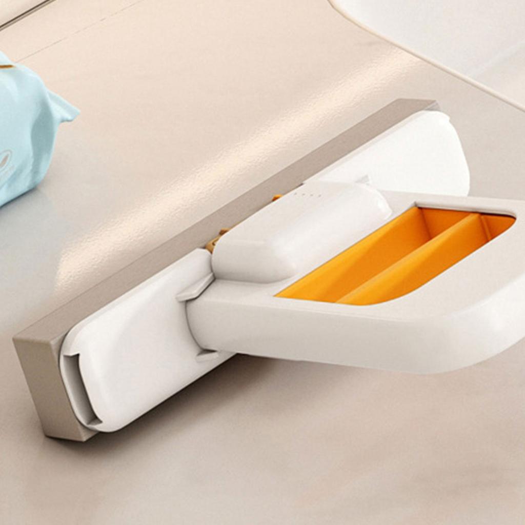 Mini Faltbarer Mopp mit Saugfähigem Schwammkopf für Schnelle Reinigung Hands Free Design Kompakte Aufbewahrung Heim-Büro-Gebrauch