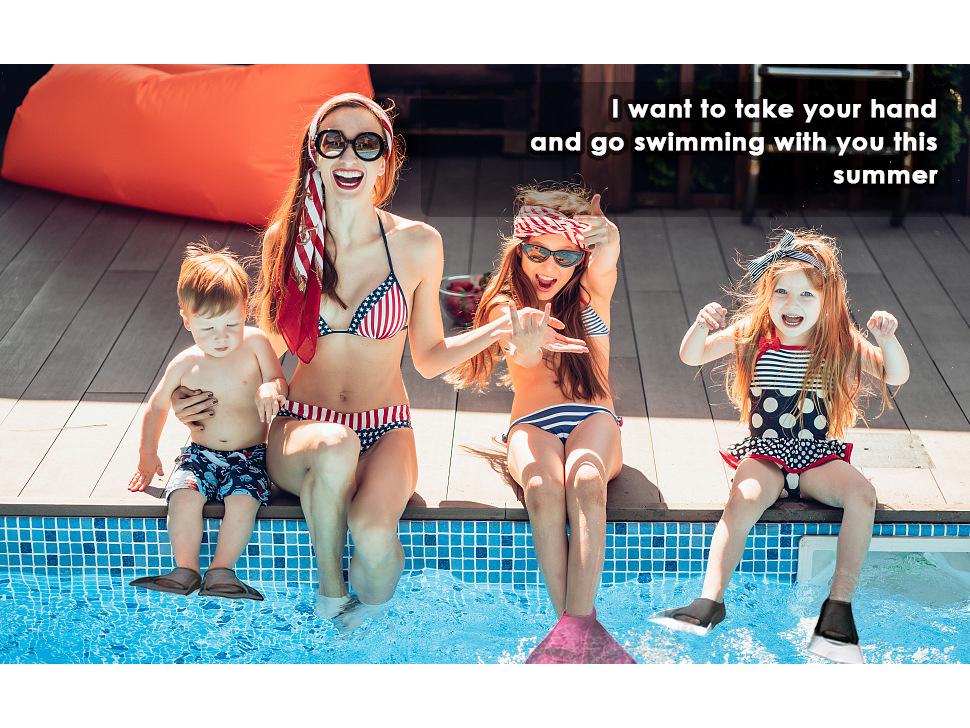 Pinne Corti Popolari in Silicone per Bambini per Nuoto e Immersioni