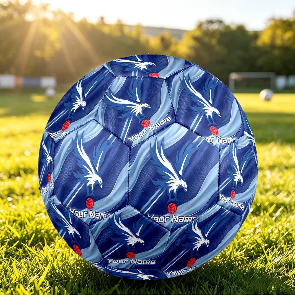 Personalized Size 5 Football Crystal Palace Pattern Outdoor Game Sports Ball Gift