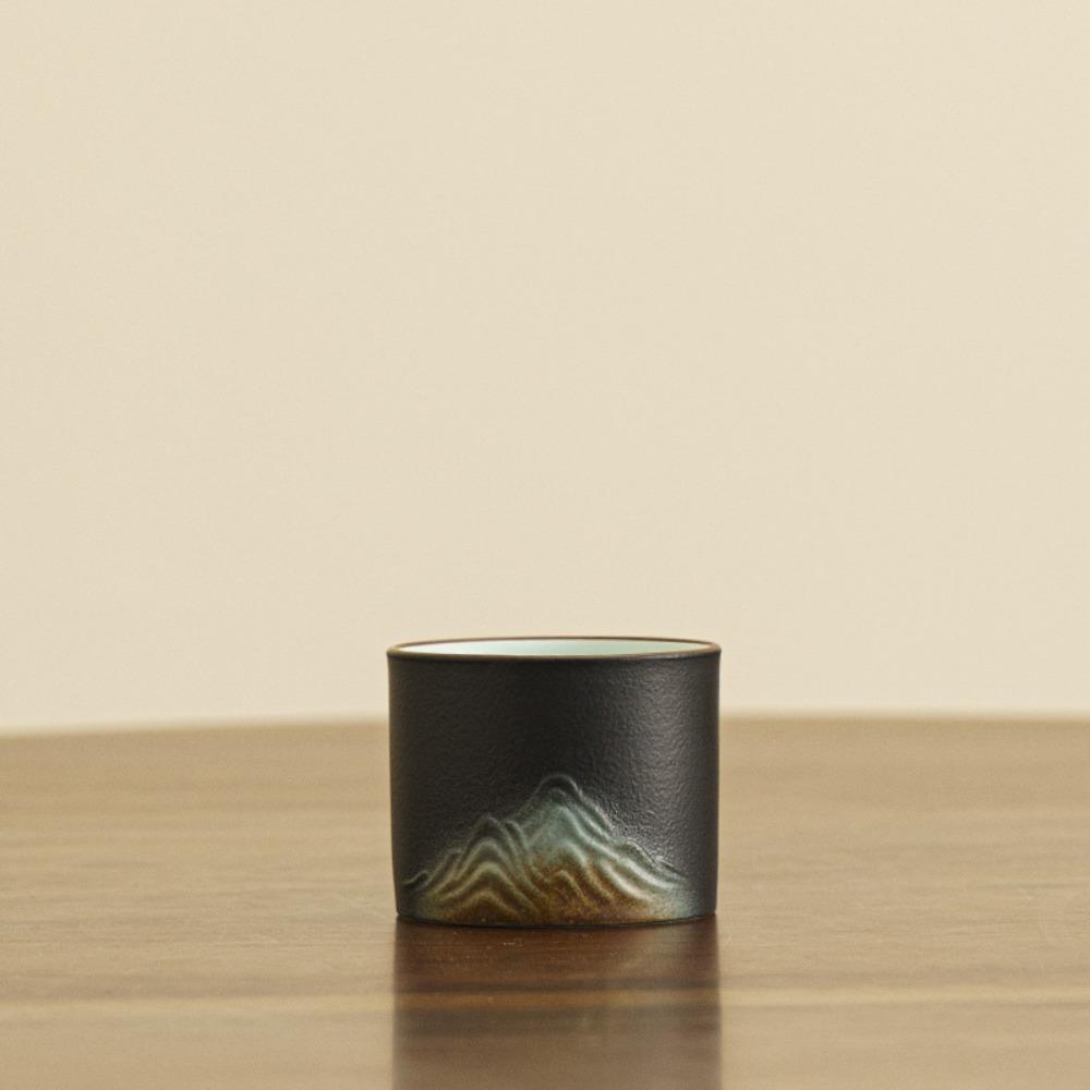 4Pcs/Set 50ml Ceramic Tea Cup Set Ceramic Master Cup Small Drinking Watercup  For Milk