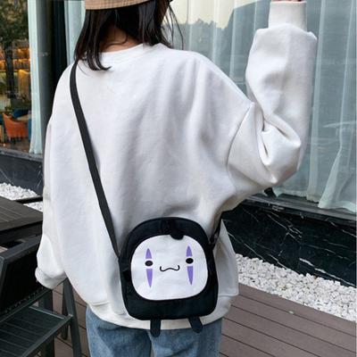 Bolsa de desenho animado, bolsa tiracolo, bolsa de lona feminina, bolsa pequena de estudante, bolsa pequena fofa para meninas tiracolo
