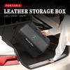 Organizzatore Pieghevole in Pelle per Bagagliaio Auto Impermeabile Contenitore di Stoccaggio Posteriore per Veicoli Per Mercedes Benz AMG Classe E S C A GLE GLS CLA CLE GLC CB1