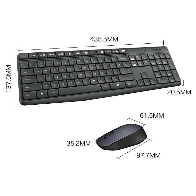 Logitech MK235 Wireless Keyboard and Mouse Combo