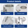 2pcs 3/3.17/4/5/6/6.35/7/8/10/11/12mm Flange Shaft Coupling Coupler Collar Clamp Bracket Motor Connector