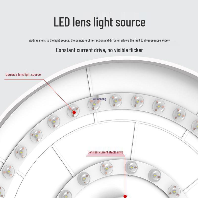 Smart Radar Sensor Ceiling Light with Voice Control for Balcony, Corridor, Stairwell, Hallway